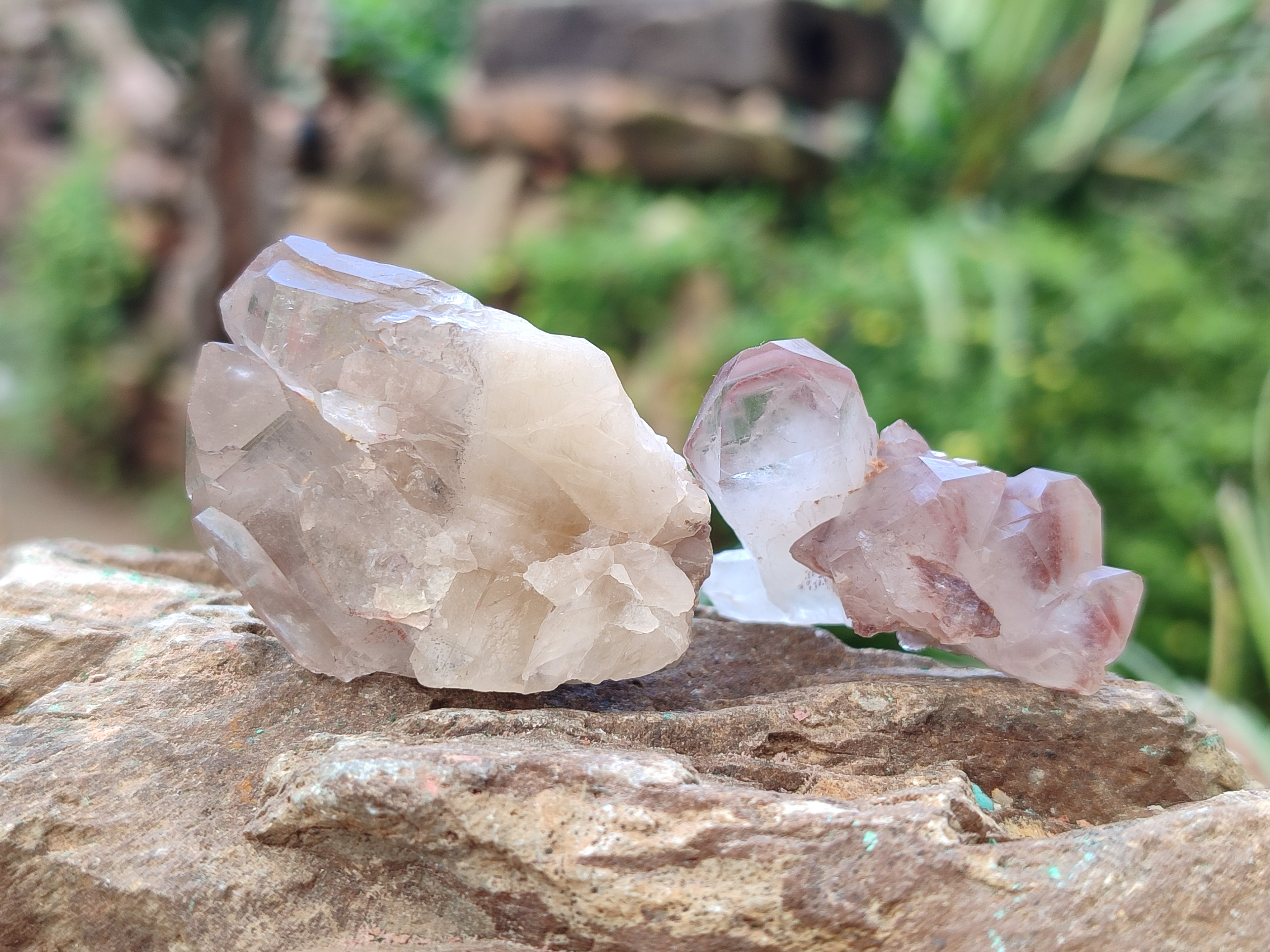 Natural Red Hematoid Quartz Crystals x 58 From Karoi, Zimbabwe - Toprock Gemstones and Minerals 