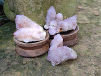 Natural Lilac Fairy Spirit Quartz Clusters x 12 From Boekenhouthoek, South Africa - Toprock Gemstones and Minerals 
