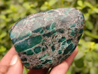 Polished Emerald Mica In Matrix Standing Free Forms x 4 From Mutoko, Zimbabwe - Toprock Gemstones and Minerals 