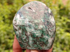 Polished Emerald Mica In Matrix Standing Free Forms x 4 From Mutoko, Zimbabwe - Toprock Gemstones and Minerals 