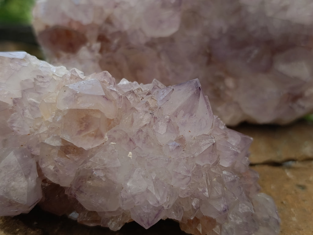 Natural Spirit Quartz Clusters x 2 From Boekenhouthoek, South Africa - Toprock Gemstones and Minerals 