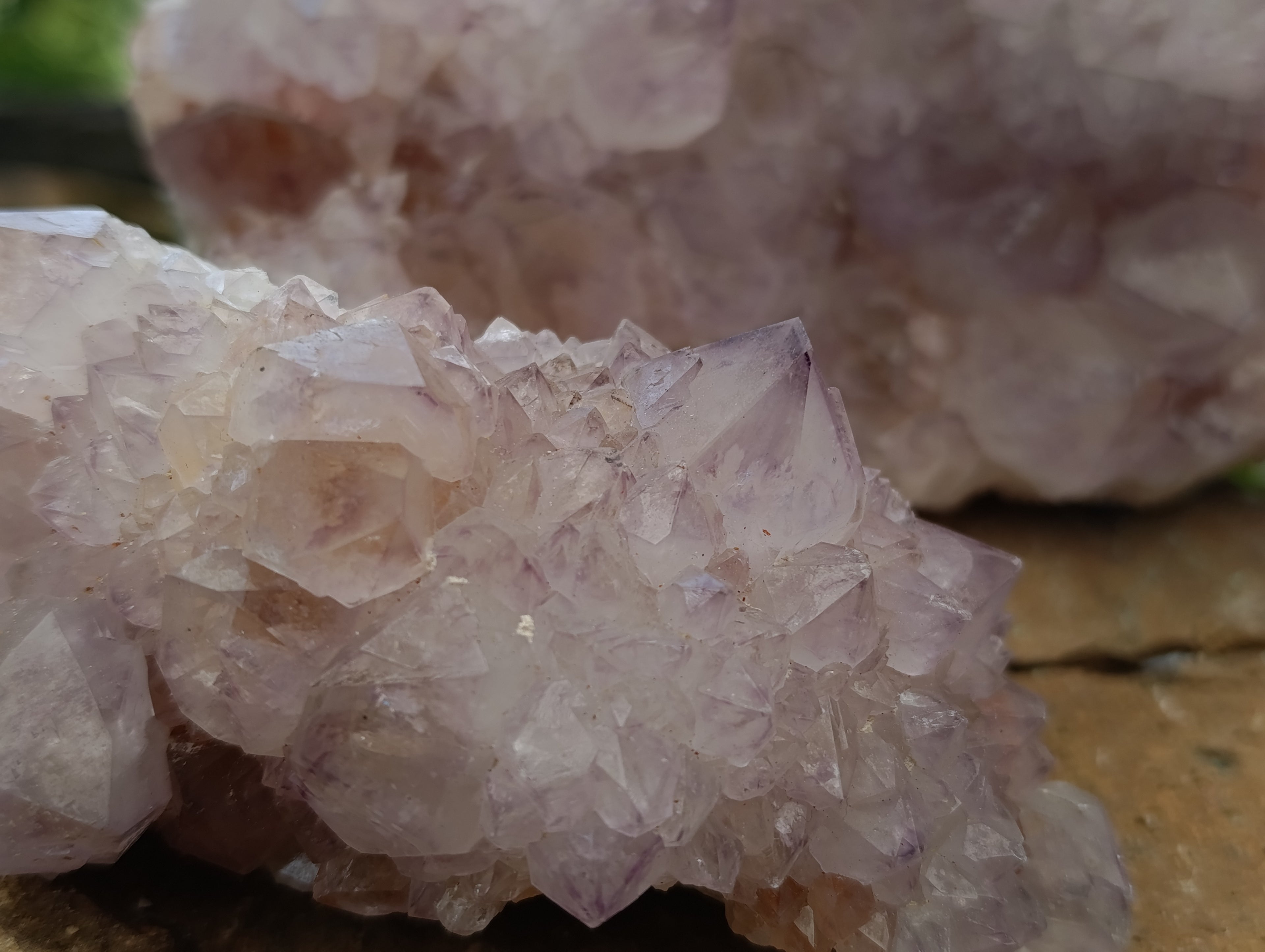 Natural Spirit Quartz Clusters x 2 From Boekenhouthoek, South Africa - Toprock Gemstones and Minerals 