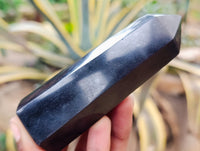 Polished Black Basalt Points x 6 From Antsirabe, Madagascar