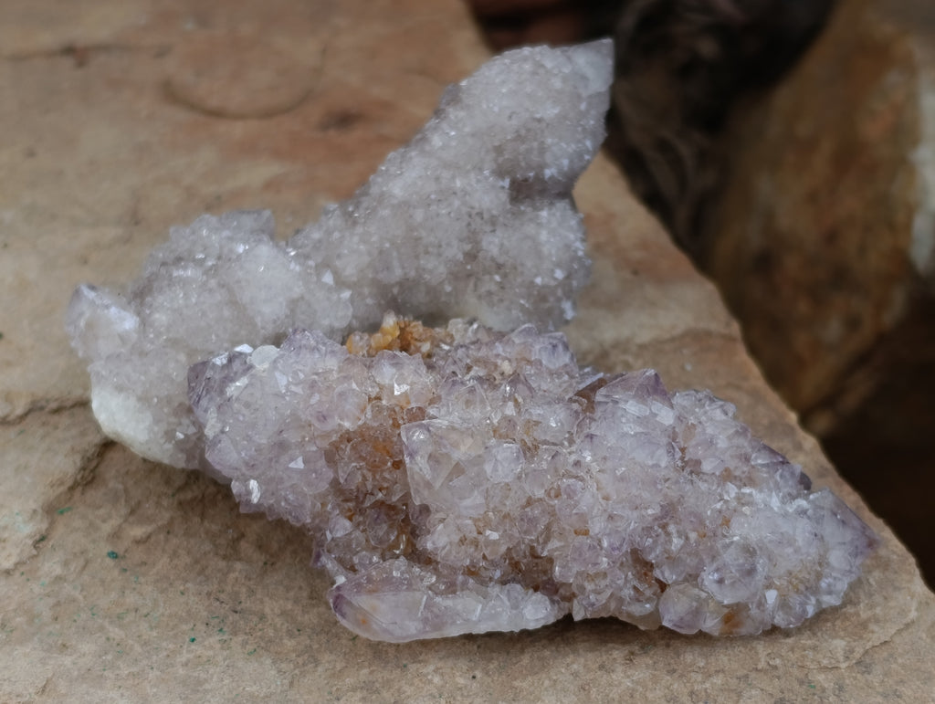 Natural Spirit Quartz Clusters x 20 From Boekenhouthoek, South Africa - Toprock Gemstones and Minerals 