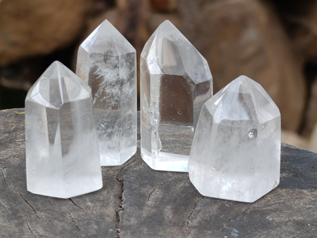 Polished Small Clear Quartz Crystals x 44 From Madagascar - Toprock Gemstones and Minerals 