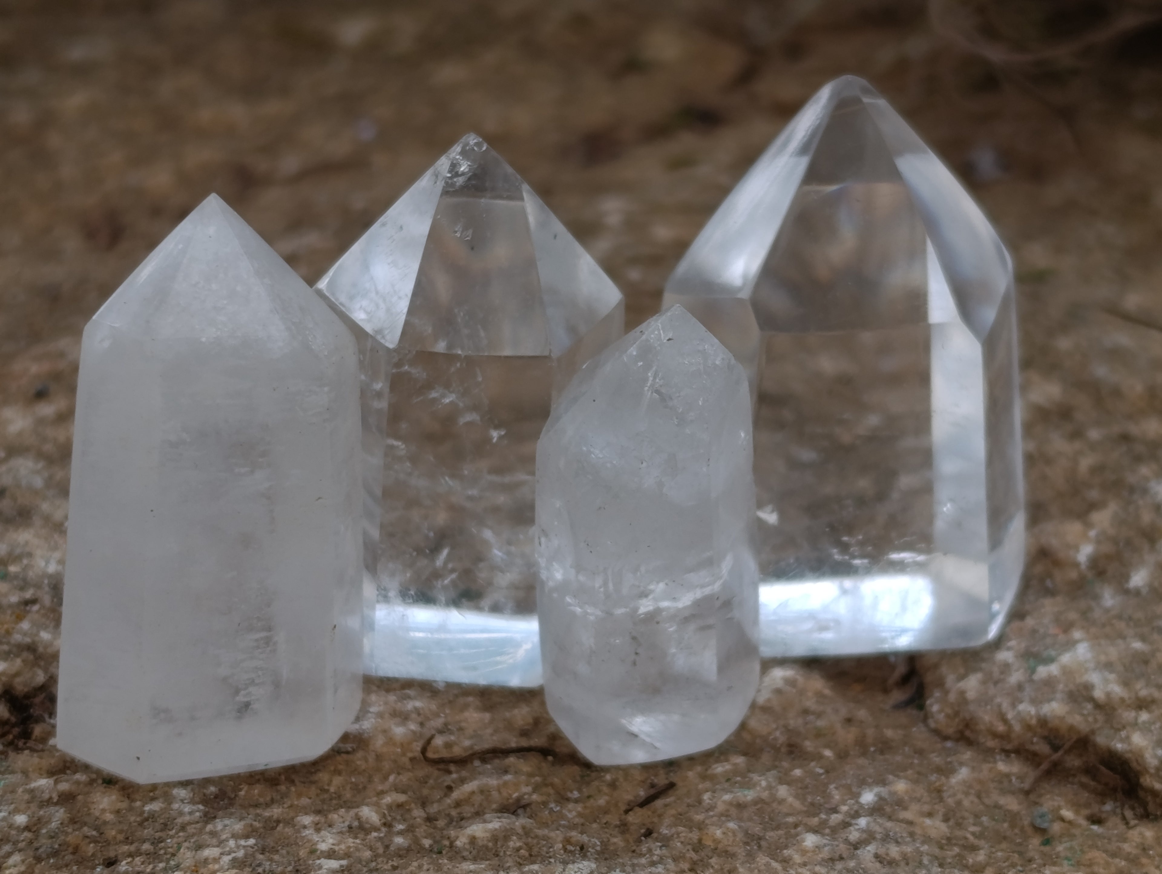 Polished Small Clear Quartz Crystals x 44 From Madagascar - Toprock Gemstones and Minerals 