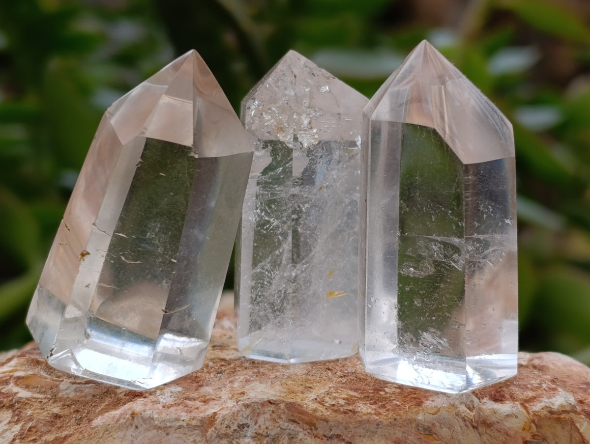 Polished Small Clear Quartz Crystals x 44 From Madagascar - Toprock Gemstones and Minerals 