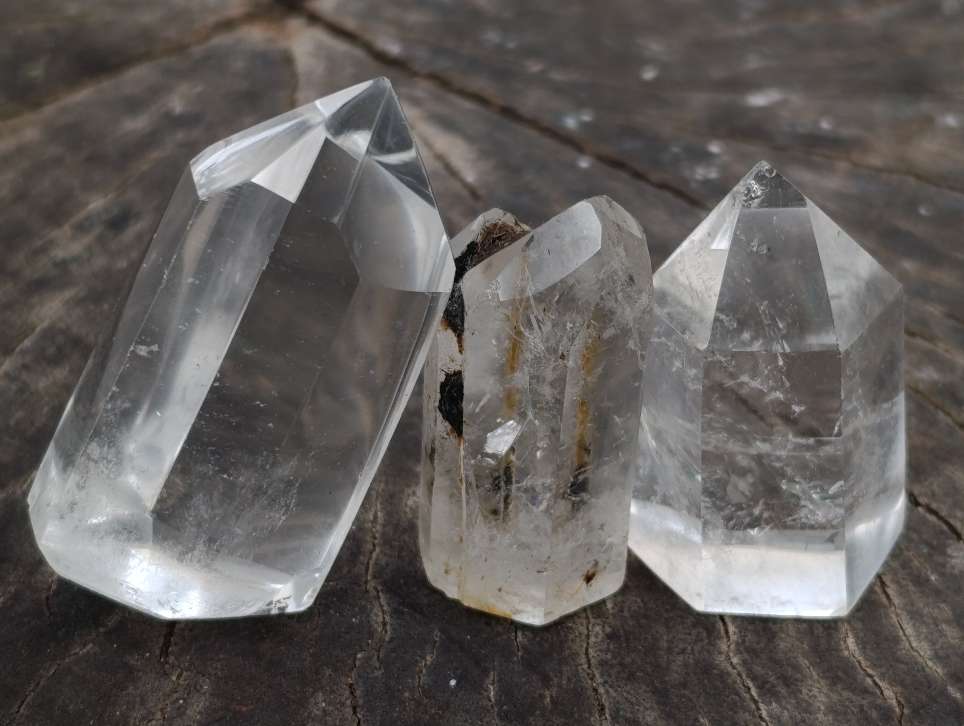 Polished Small Clear Quartz Crystals x 44 From Madagascar - Toprock Gemstones and Minerals 