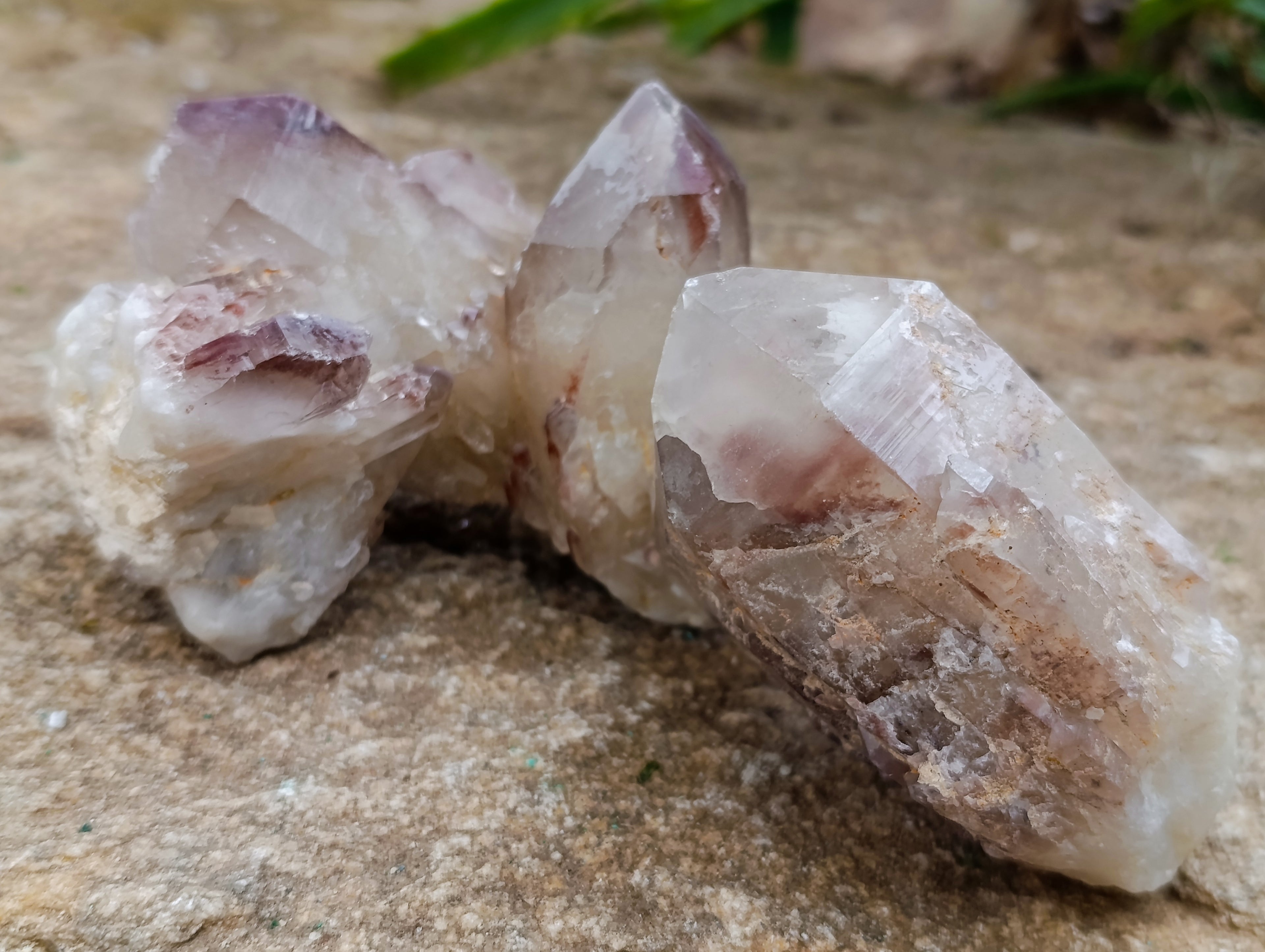 Natural Red Hematoid Quartz Clusters x 6 From Karoi, Zimbabwe - Toprock Gemstones and Minerals 
