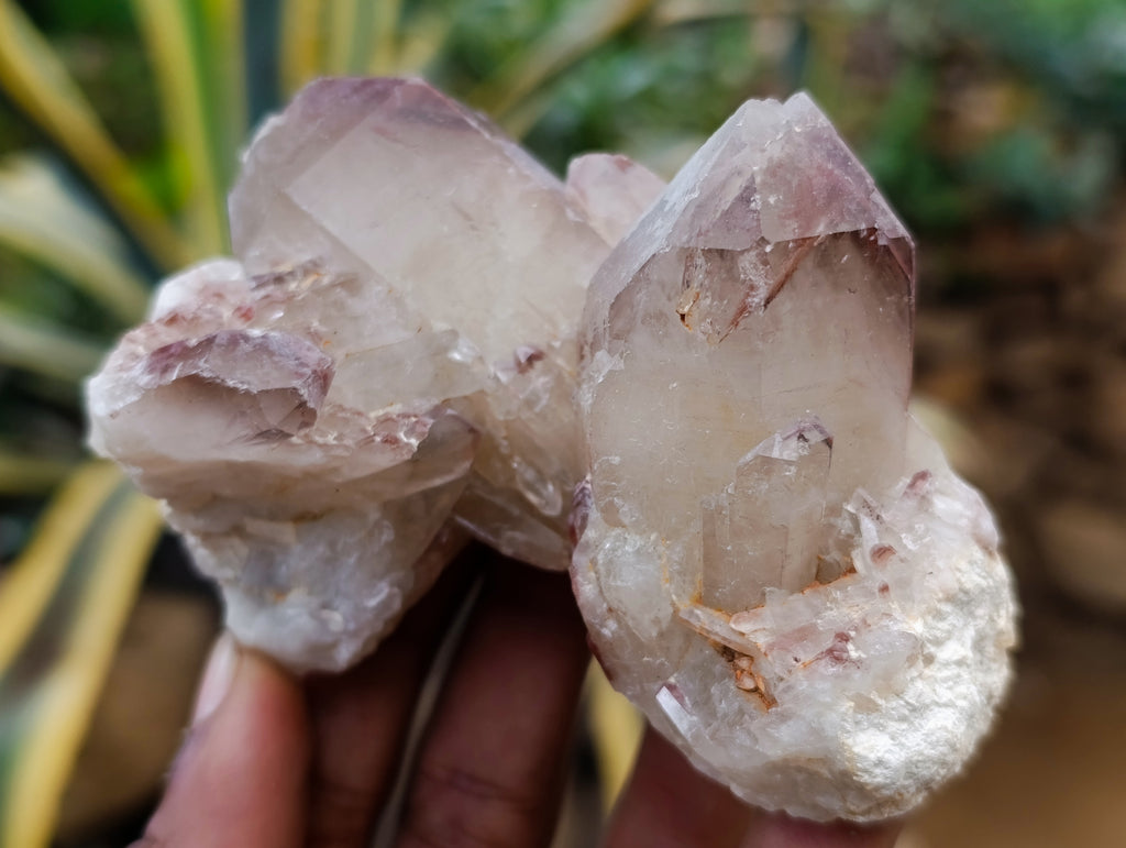 Natural Red Hematoid Quartz Clusters x 6 From Karoi, Zimbabwe - Toprock Gemstones and Minerals 