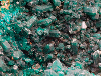 Natural Exceptional Rare Dioptase and Drusy Dolomite Museum Specimen x 1 From Manamba Mine, Congo