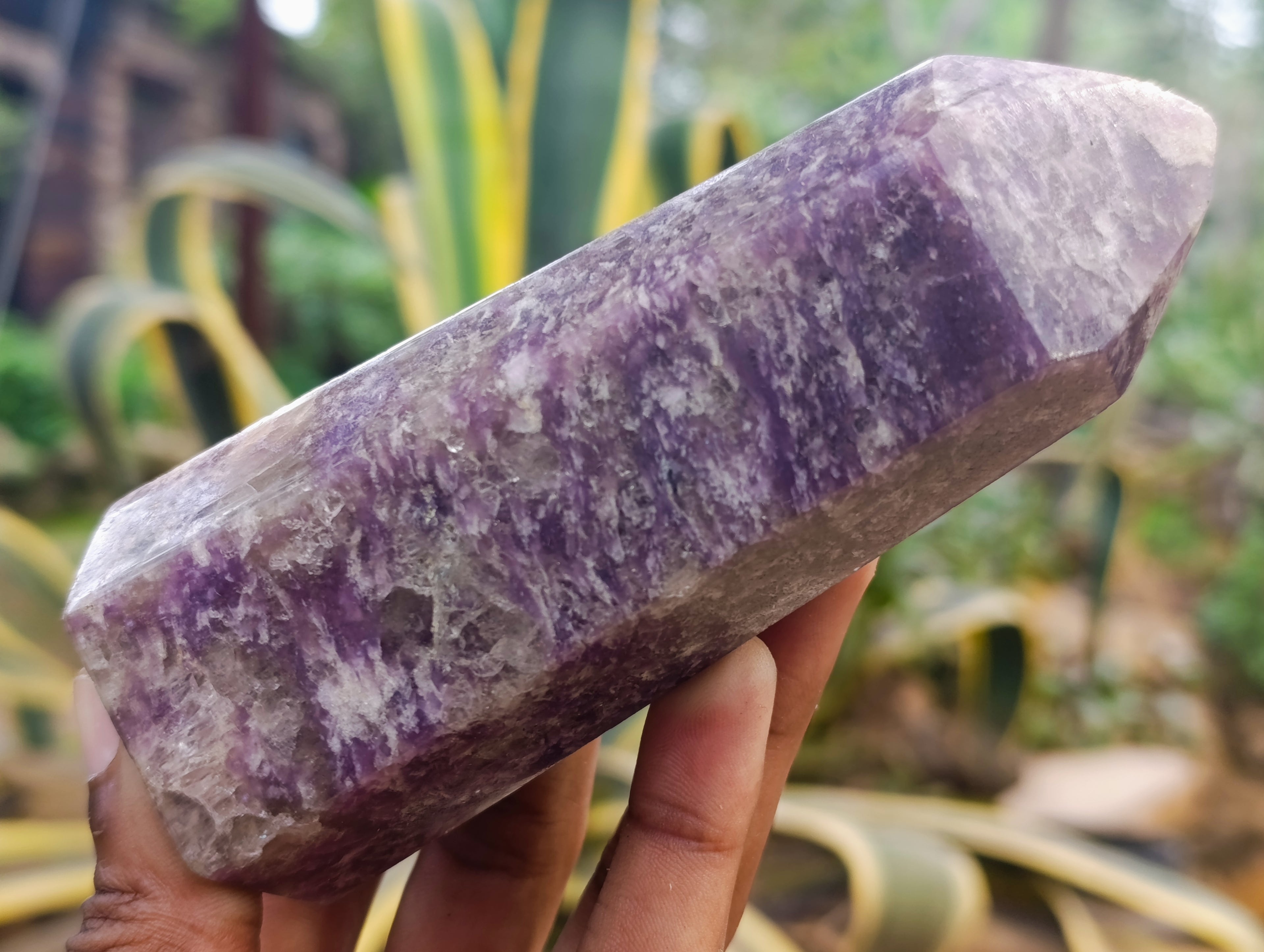 Polished Lepidolite Points x 4 From Vakinankaratra, Madagascar - Toprock Gemstones and Minerals 