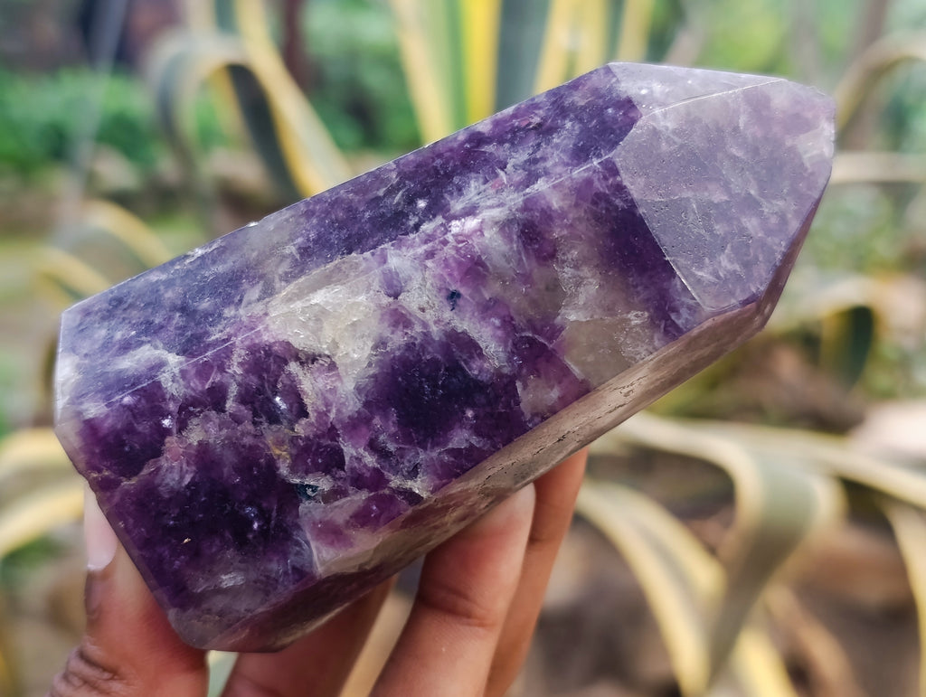 Polished Lepidolite Points x 4 From Vakinankaratra, Madagascar - Toprock Gemstones and Minerals 