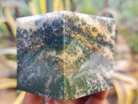 Polished Ocean Jasper Cubes x 2 From Marovato, Madagascar