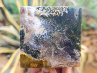 Polished Ocean Jasper Cubes x 2 From Marovato, Madagascar
