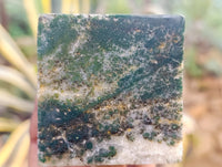 Polished Ocean Jasper Cubes x 2 From Marovato, Madagascar