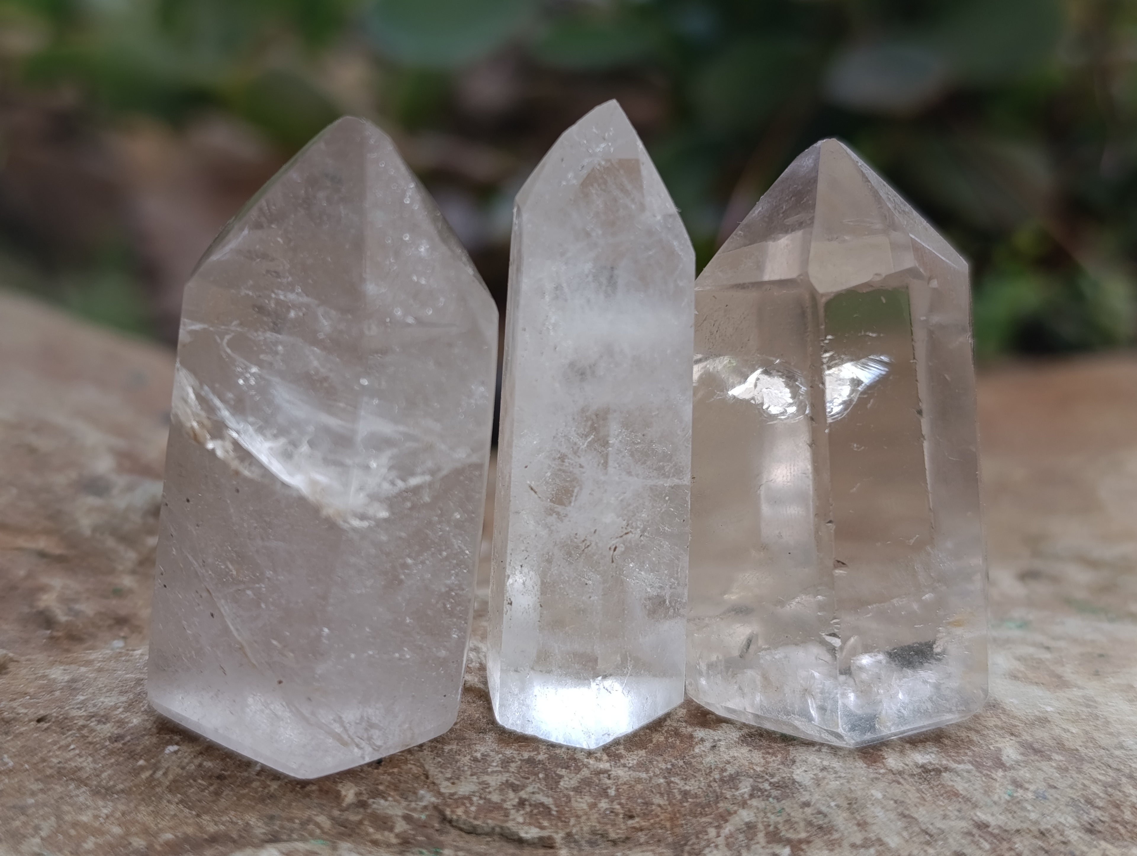 Polished Clear Quartz Crystals x 37 From Madagascar - Toprock Gemstones and Minerals 