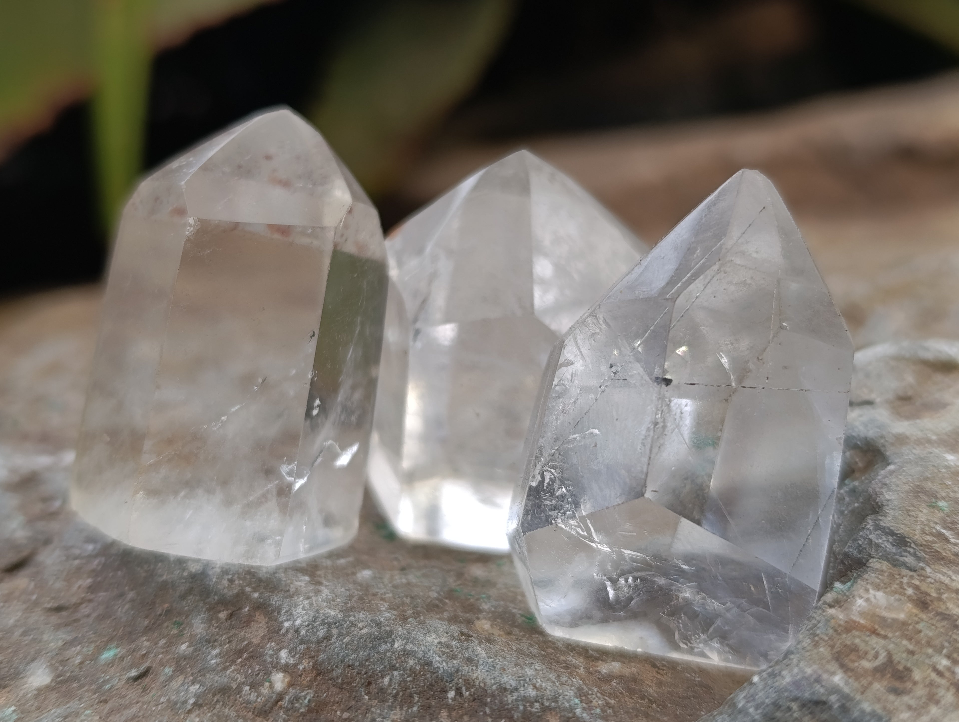 Polished Clear Quartz Crystals x 37 From Madagascar - Toprock Gemstones and Minerals 