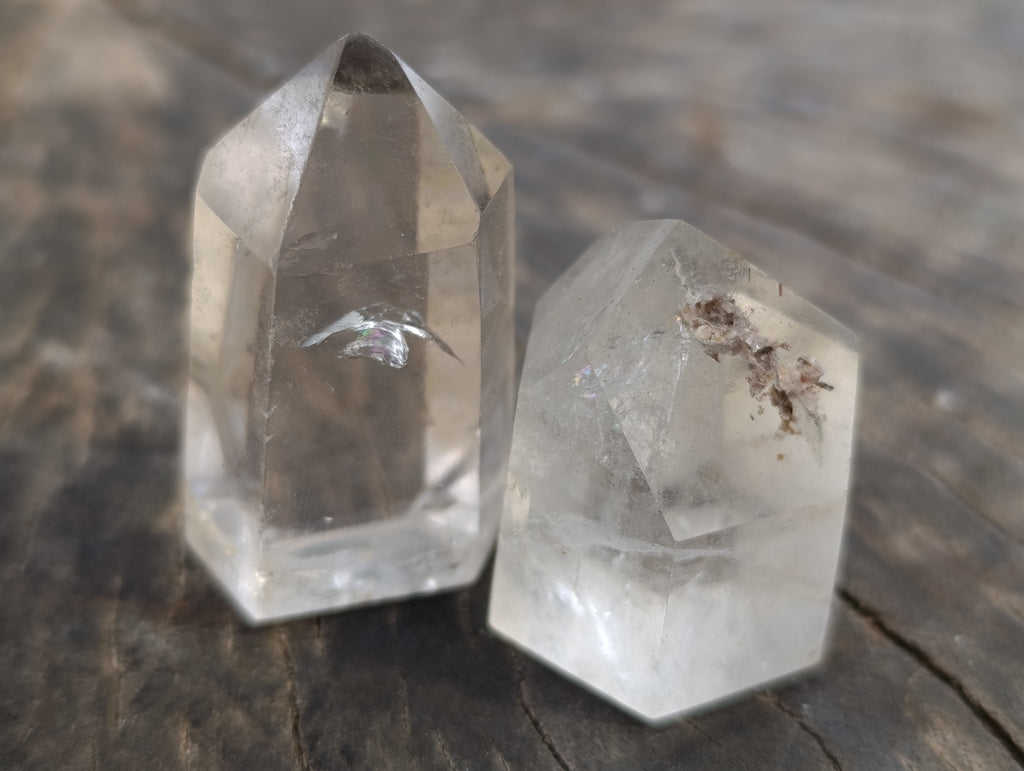 Polished Clear Quartz Crystals x 37 From Madagascar - Toprock Gemstones and Minerals 