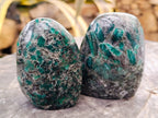 Polished Emerald Mica In Matrix Standing Free Forms x 4 From Mutoko, Zimbabwe - Toprock Gemstones and Minerals 
