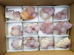 Natural Amethyst Spirit Quartz Clusters x 12 From Boekenhouthoek, South Africa - Toprock Gemstones and Minerals 