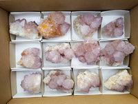 Natural Amethyst Spirit Quartz Clusters x 12 From Boekenhouthoek, South Africa