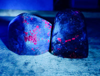 Polished Ruby Corundum In Chrome Verdite Free Forms x 6 From Zimbabwe - Toprock Gemstones and Minerals 