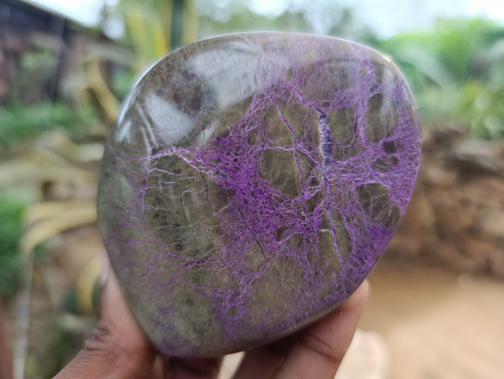 Polished Stichtite Standing Free Forms x 2 From Barberton, South Africa - Toprock Gemstones and Minerals 