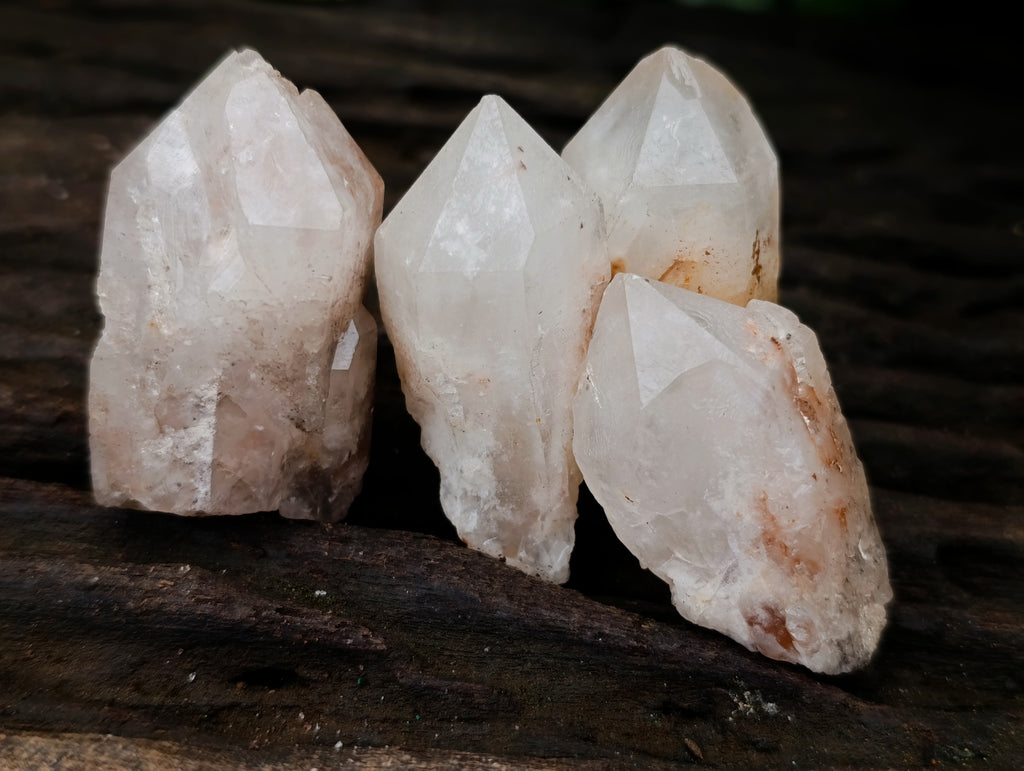 Natural Pineapple Candle Quartz Crystals x 37 From Antsirabe, Madagascar - Toprock Gemstones and Minerals 
