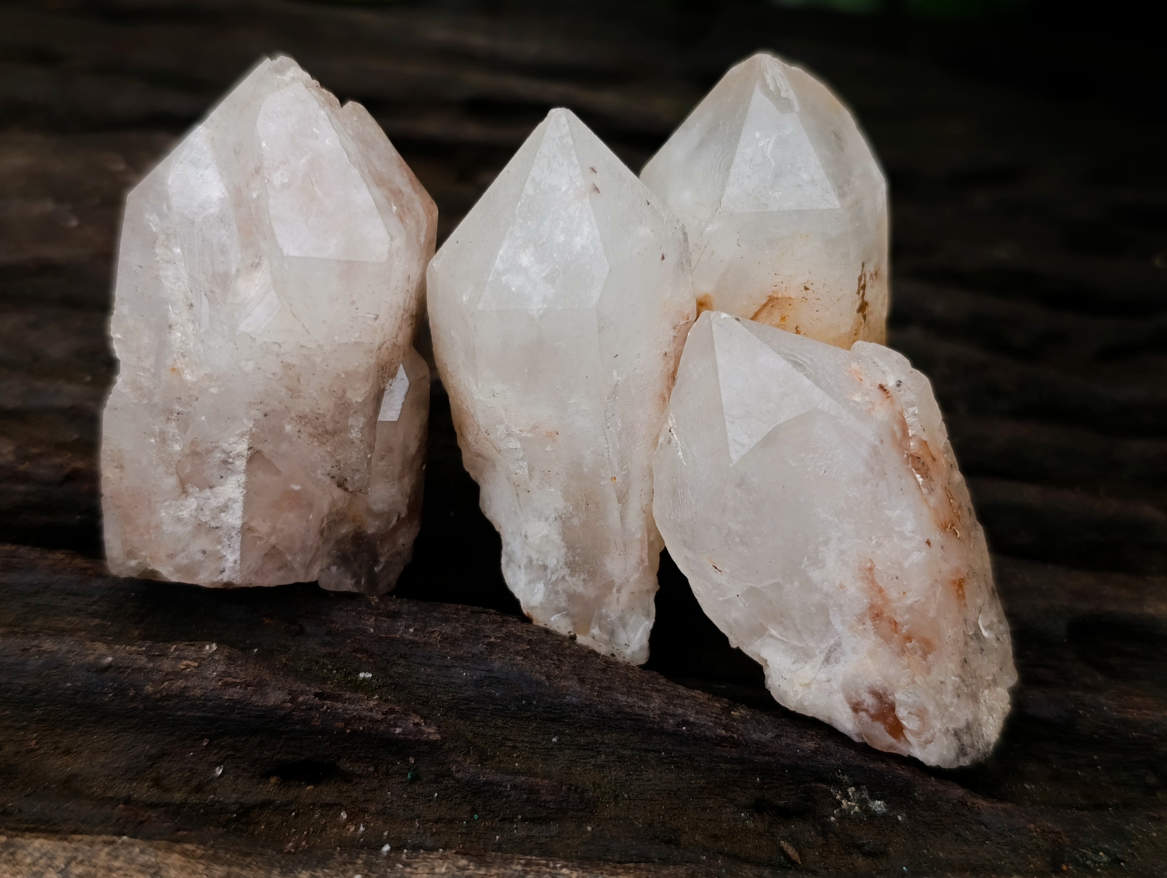 Natural Pineapple Candle Quartz Crystals x 37 From Antsirabe, Madagascar - Toprock Gemstones and Minerals 