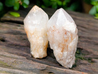 Natural Pineapple Candle Quartz Crystals x 37 From Antsirabe, Madagascar