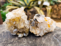 Natural Limonite Quartz Clusters x 21 From Solwezi, Zambia - Toprock Gemstones and Minerals 