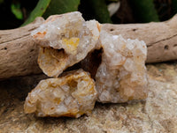 Natural Limonite Quartz Clusters x 21 From Solwezi, Zambia - Toprock Gemstones and Minerals 