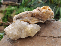 Natural Limonite Quartz Clusters x 21 From Solwezi, Zambia - Toprock Gemstones and Minerals 