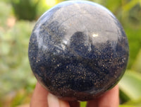 Polished Lazulite Palm Stones x 12 From Madagascar