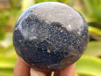 Polished Lazulite Palm Stones x 12 From Madagascar