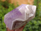 Polished Chevron Amethyst Points x 6 From Ankazobe, Madagascar - Toprock Gemstones and Minerals 
