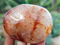 Polished Carnelian Palm Stones x 14 From Madagascar