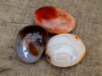 Polished Carnelian Palm Stones x 14 From Madagascar - Toprock Gemstones and Minerals 