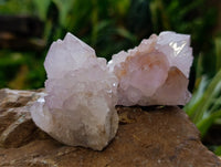 Natural Amethyst Spirit Quartz Clusters x 12 From Boekenhouthoek, South Africa