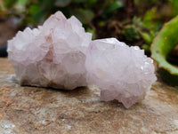 Natural Amethyst Spirit Quartz Clusters x 12 From Boekenhouthoek, South Africa