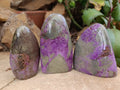 Polished Stichtite Standing Free Forms x 6 From Barberton, South Africa - Toprock Gemstones and Minerals 
