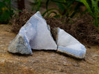 Natural Blue Lace Agate Geode Specimens x 12 From Nsanje, Malawi - Toprock Gemstones and Minerals 