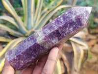 Polished Lepidolite Points x 7 From Vakinankaratra, Madagascar - Toprock Gemstones and Minerals 