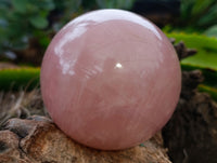 Polished Gemmy Rose Quartz Spheres x 3 From Ambatondrazaka, Madagascar