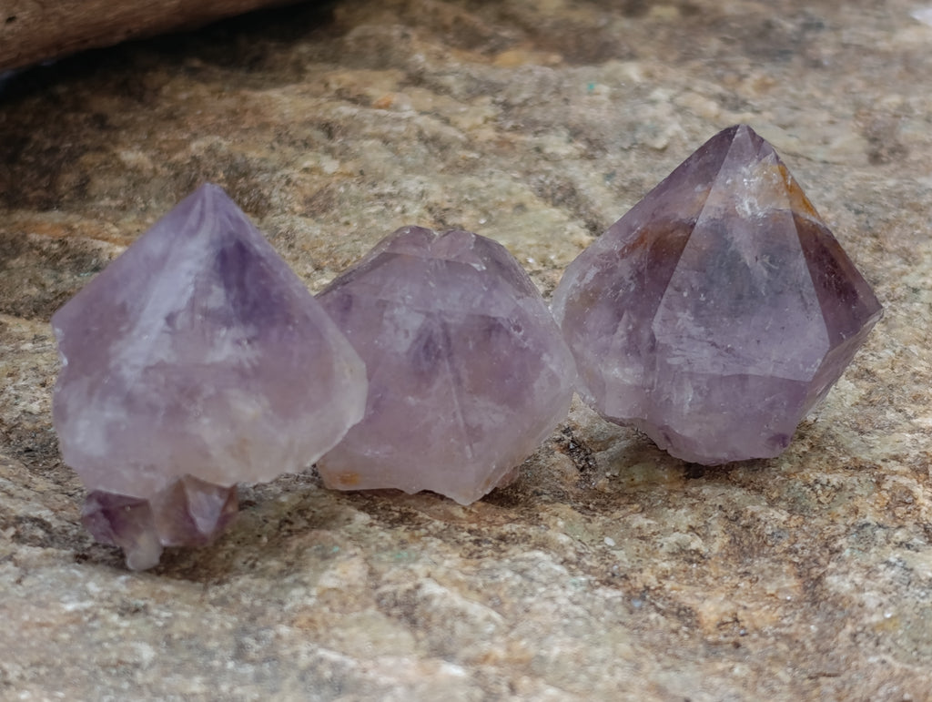 Natural Dark Amethyst Spirit Quartz Crystal Points x 63 From Boekenhouthoek, South Africa - Toprock Gemstones and Minerals 