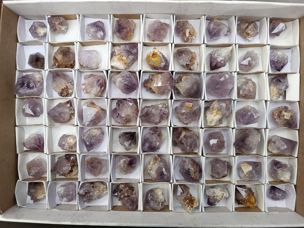 Natural Dark Amethyst Spirit Quartz Crystal Points x 63 From Boekenhouthoek, South Africa - Toprock Gemstones and Minerals 