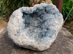 Natural Large Celestite Geode Specimen x 1 From Sakoany, Madagascar - Toprock Gemstones and Minerals 