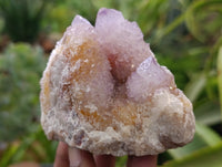 Natural Amethyst Spirit Quartz Clusters x 2 From Boekenhouthoek, South Africa