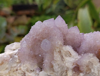 Natural Amethyst Spirit Quartz Clusters x 2 From Boekenhouthoek, South Africa